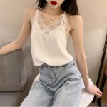 Lace stitching camisole