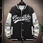 American Casual Men's Clothing Clothes Spring And Autumn Hong Kong Style Ins Men's Jacket Coat