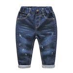 Boys' Spring And Autumn Crawler Jeans Children's Casual Pants Crawler