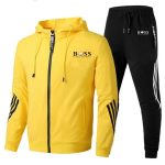 Sports Two-piece Men's Sweater Set Hoodie