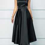 Fashion High Waist Elegant Swing Sleeveless Dress Dress Women
