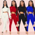 Slim Long-sleeved Suit Women's Flared Sleeves