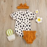 Newborn Fashion Simple Printing Clothes Suit