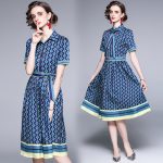 Women's Fashion Positioning Printing Slim Fit