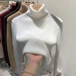 Autumn And Winter New Western Style Slim Fit Inner Wear Turtleneck Knitting Bottoming Shirt