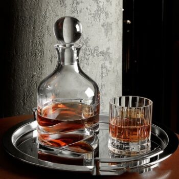 Crystal Whiskey Wine Bottle Divide